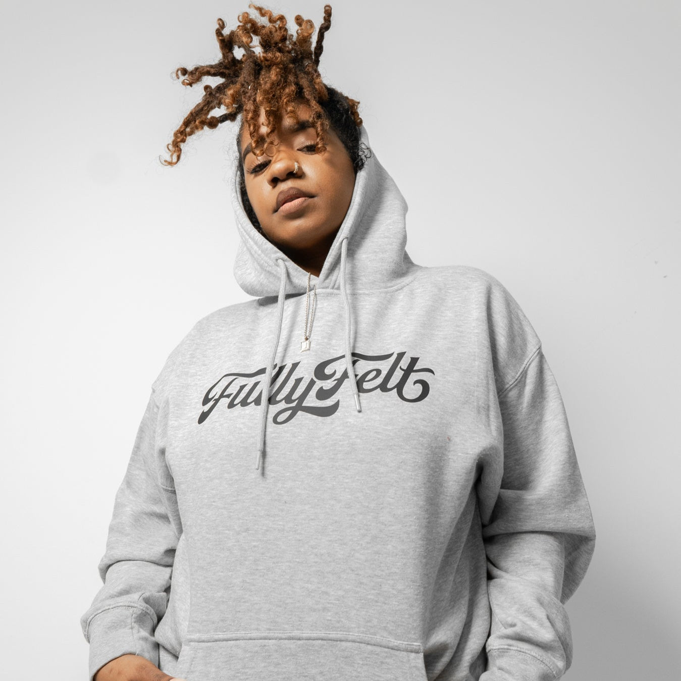 Heather Logo Hoodie